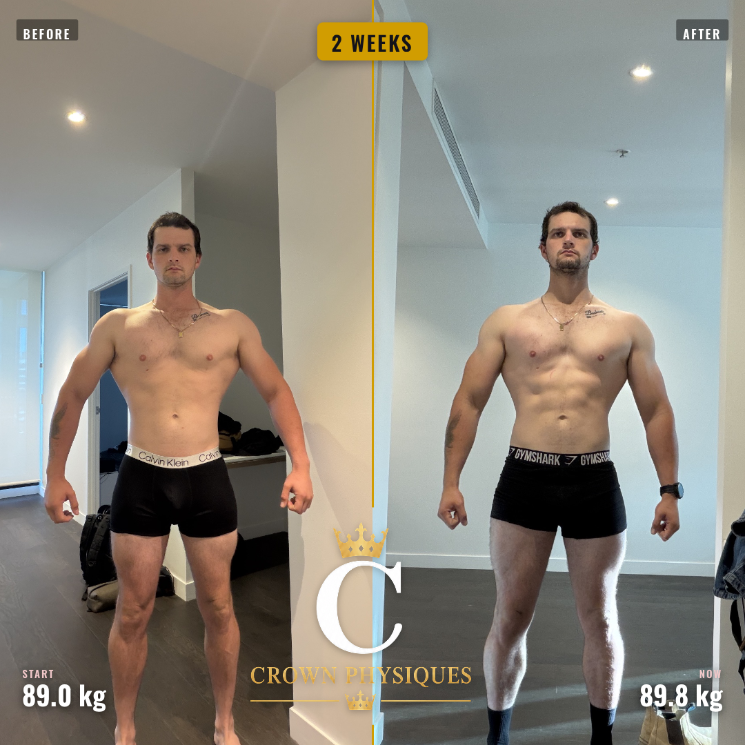 Baxter's before and after transformation