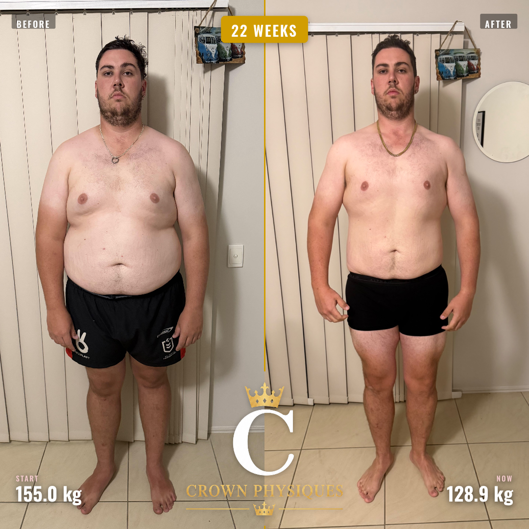 Daniel's before and after transformation